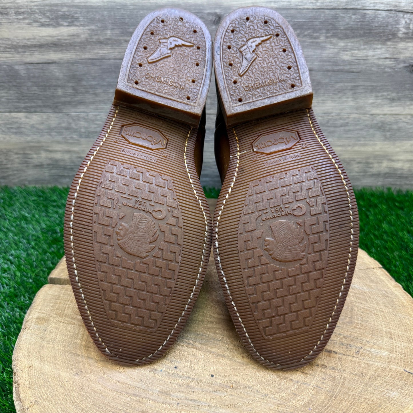 Chippewa Men - Size 7D - Tan Pull On Cowboy Boots Style 82069