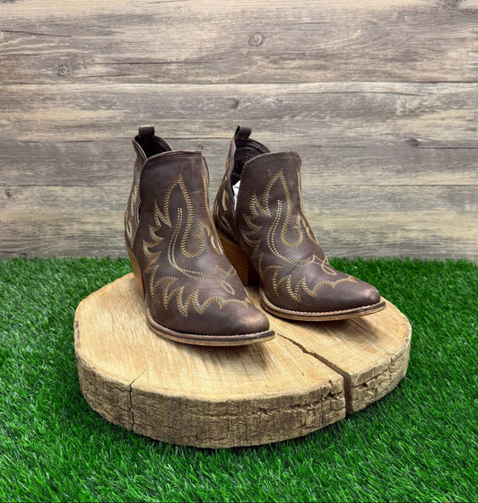 Myra Women - Size 8 - Brown Coffee Ankle Boots