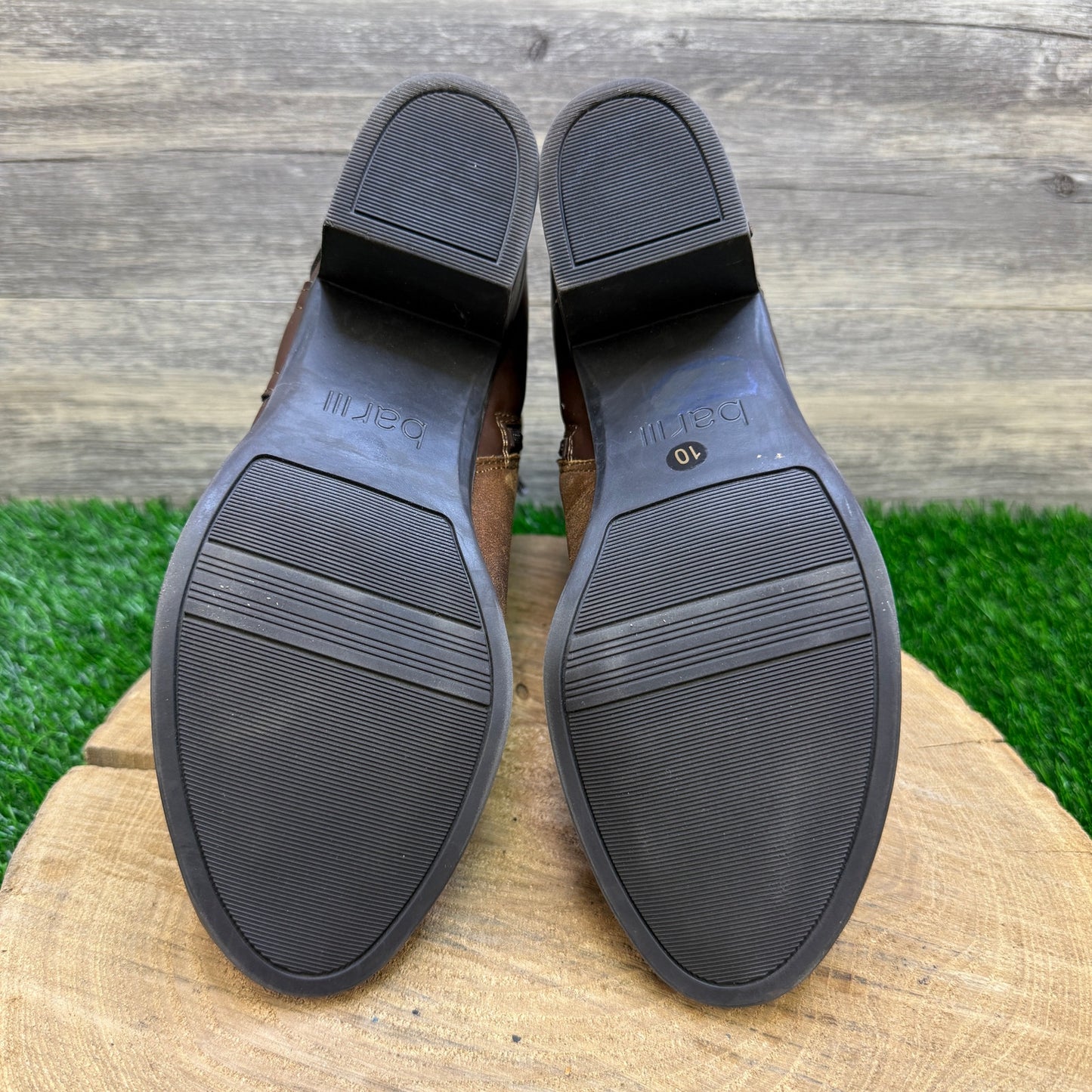 Bar III Women - Size 10M - Brown Faux Leather Zipper Boots Style Wade 2