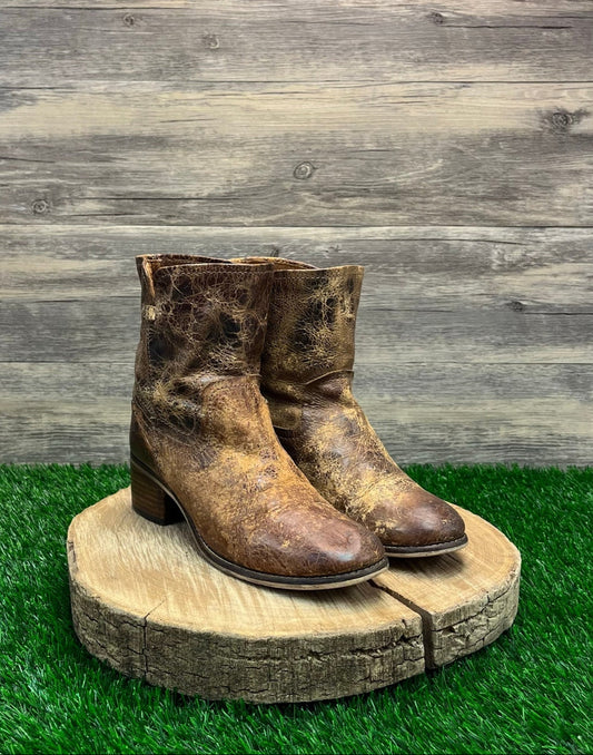 Diba True Women - Size 8.5 - Distressed Brown Ankle Boots