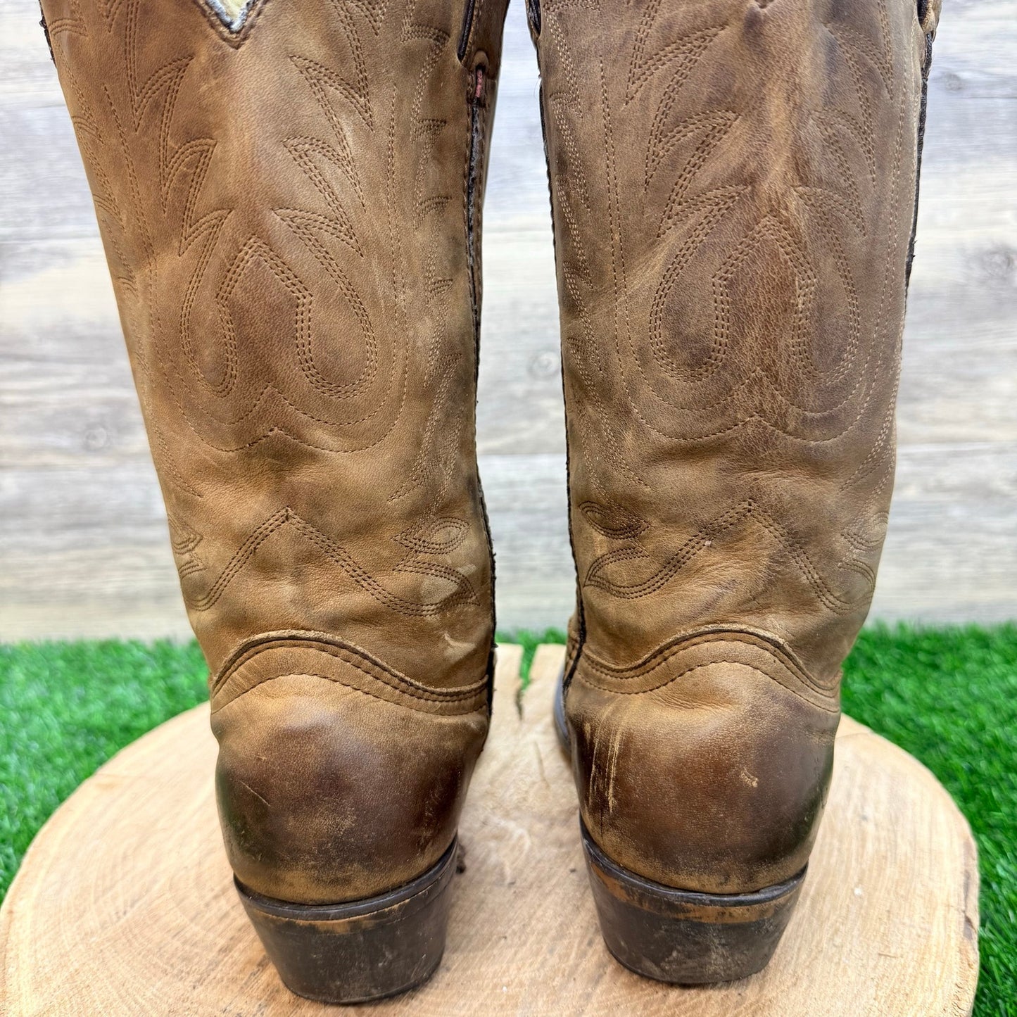 Durango Women - Size 7M - Brown Western Cowboy Boots RD4112