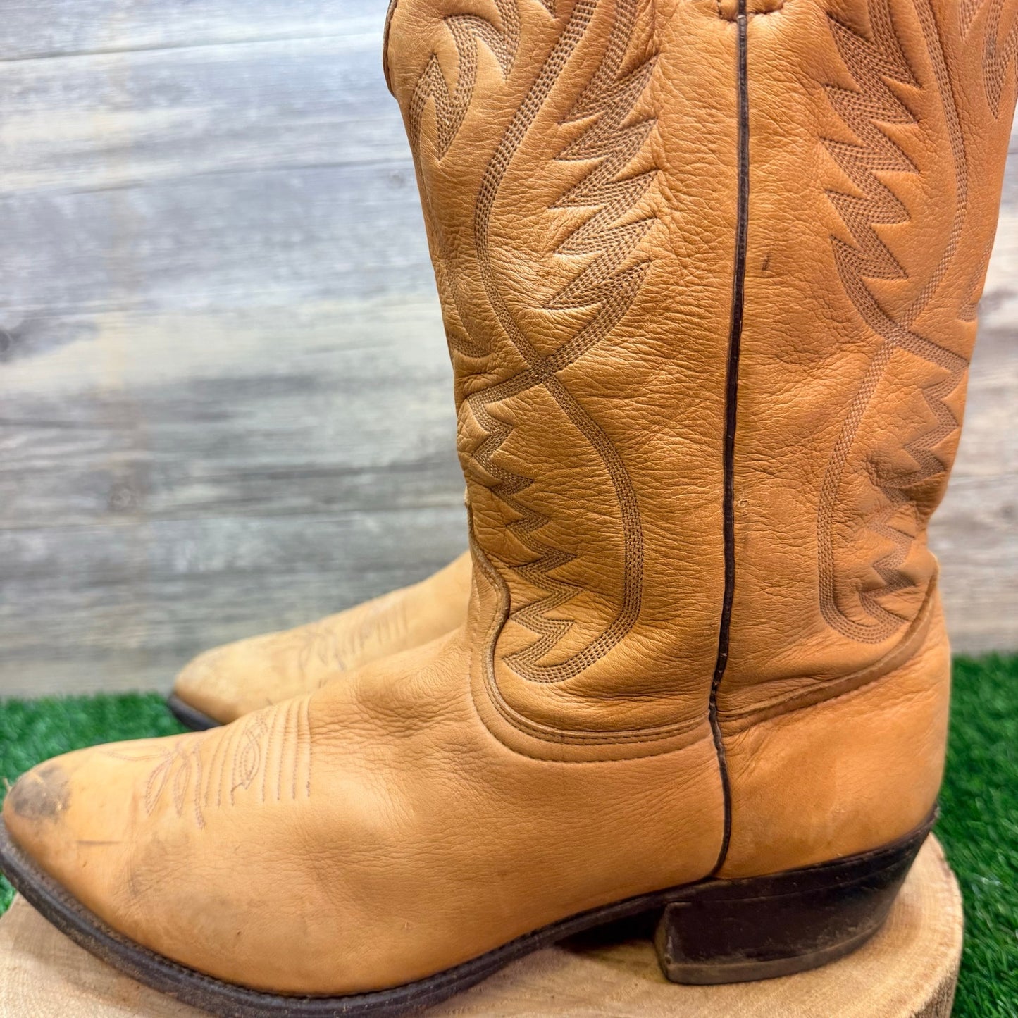 Texas Men - Size 12EE - Tan Soft Western Cowboy Boots M511