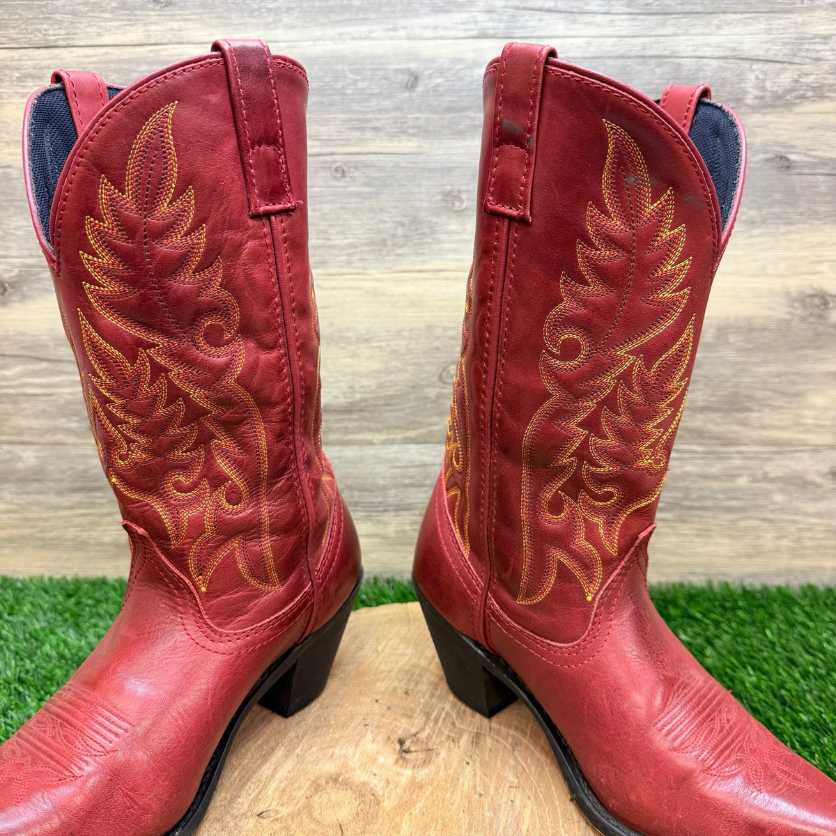 Laredo Men - Size 8M - Red Madison Western Cowboy Boots 51055