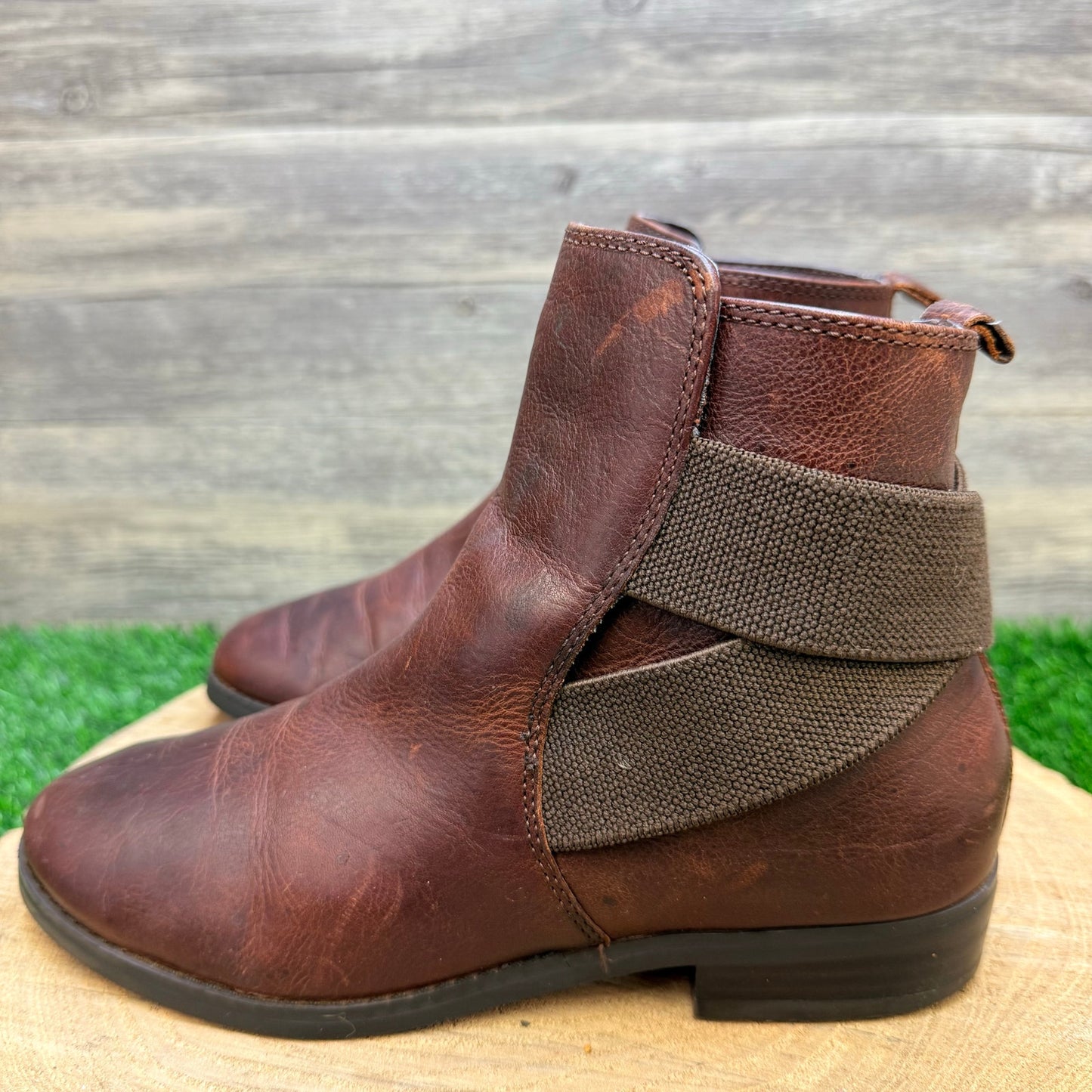 Ralph Lauren Women - Size 7B - Brown Ankle Boots Kaliyah