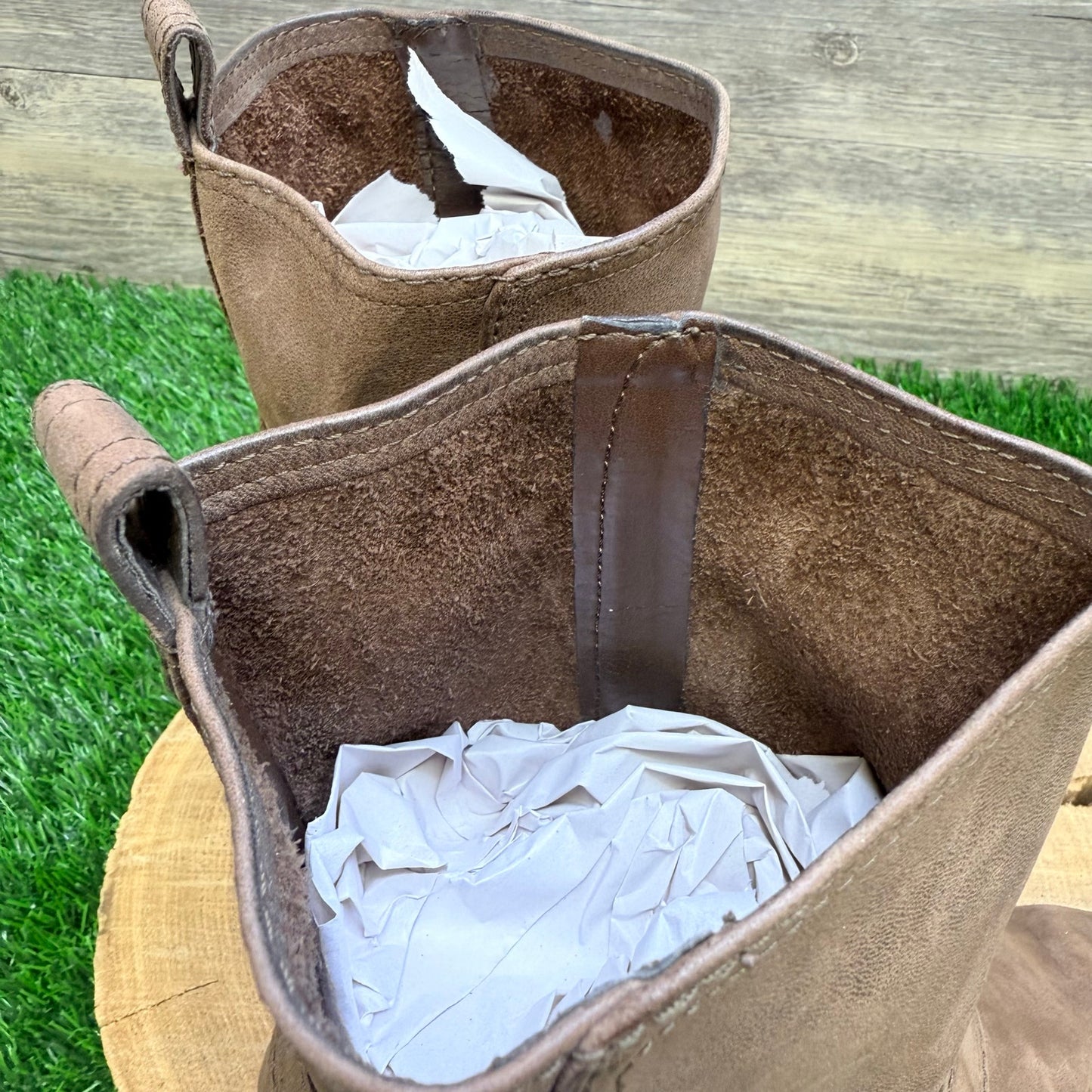 Gianni Bini Women - Size 7 - Brown Strappy Ankle Boots