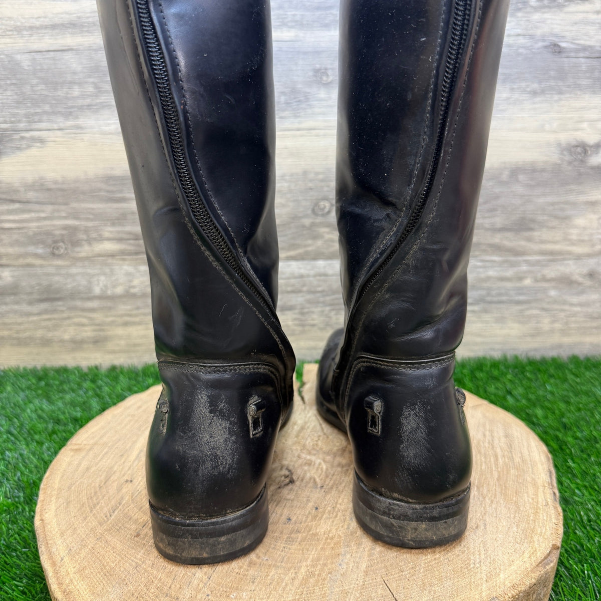 Tuff Rider Women - Size 7 - Black Leather Tall Riding Boots Style 30085