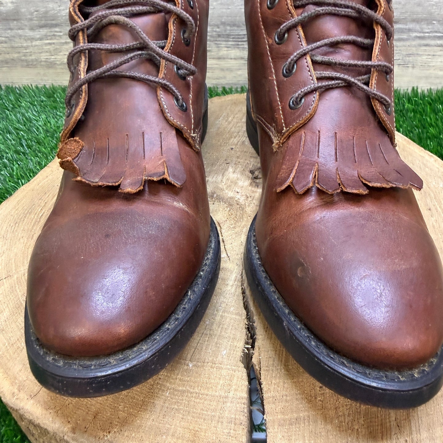 Durango Men - Size 11D - Brown Lace Up Cowboy Boots Style DB735