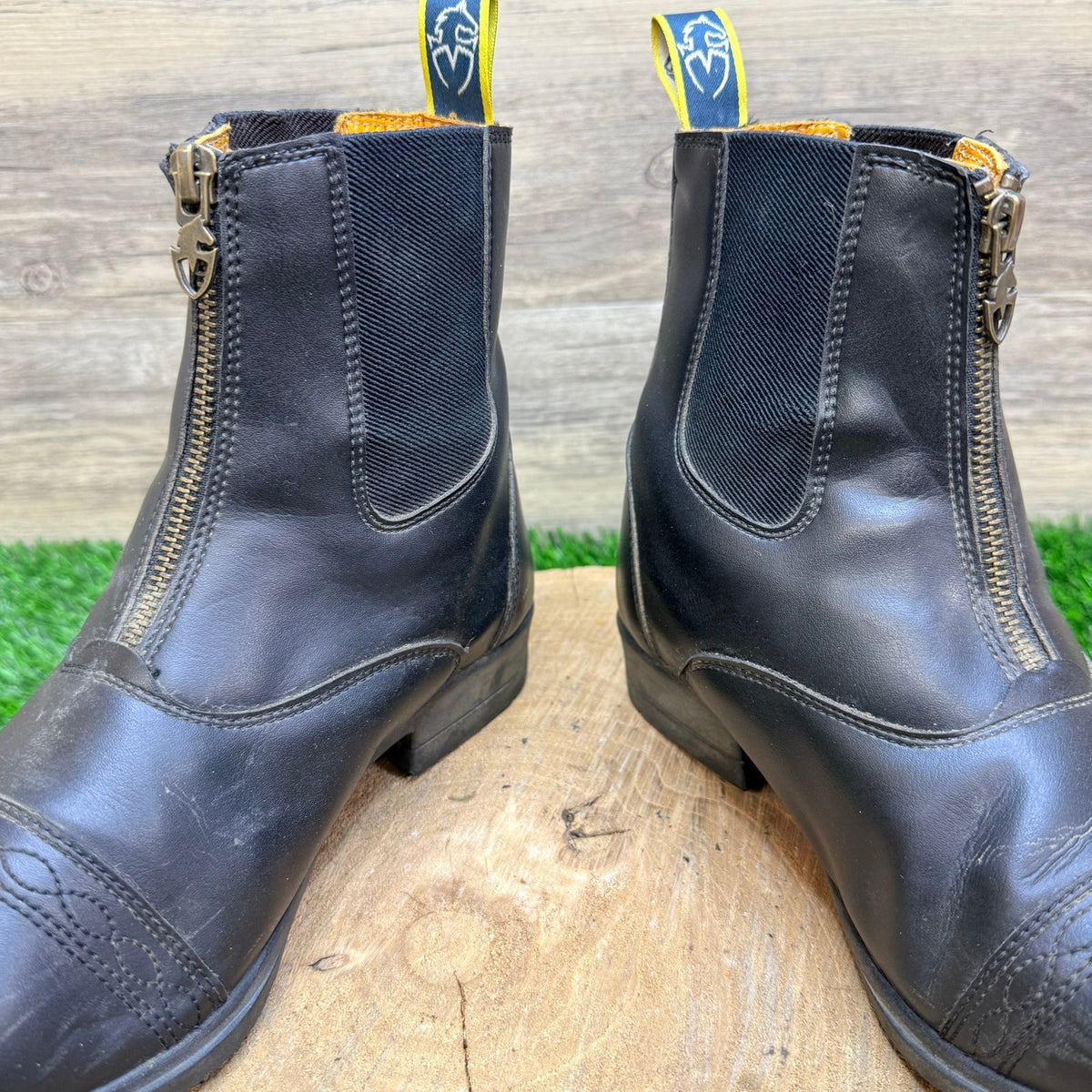 Moretta Women - Size 6 - Black Ankle Equestrian Boots Clio