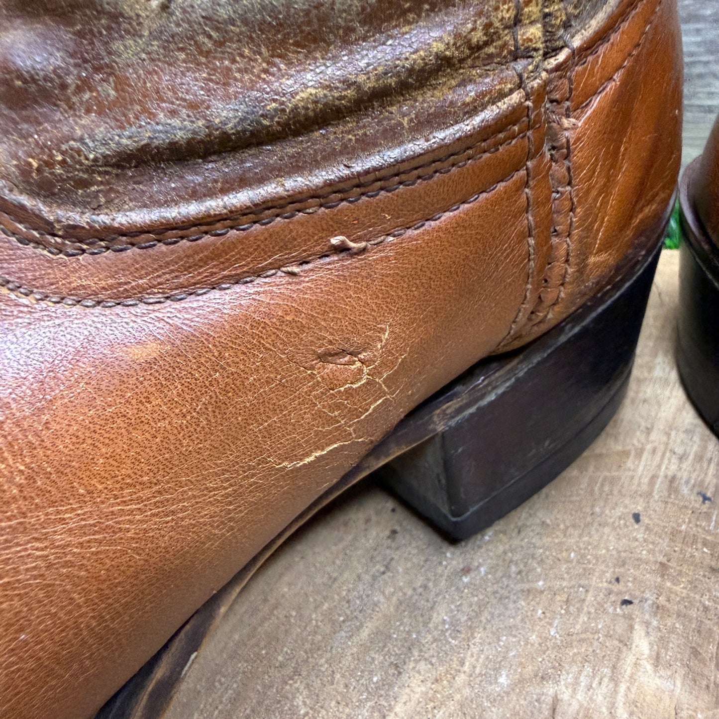 Dingo Men - Size 12D - Vintage Tan Western Cowboy Boots Style 5945