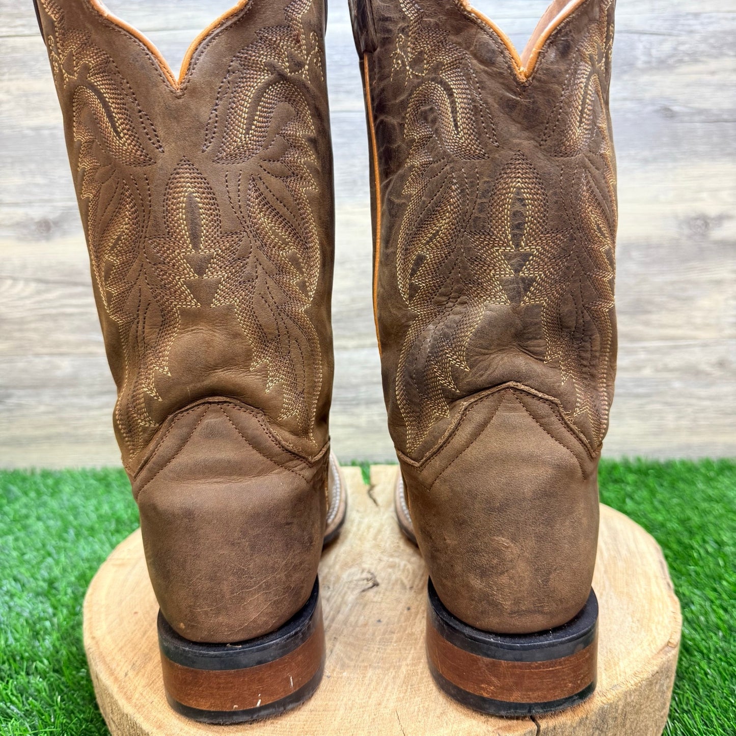 Dan Post Women - Size 10M - Brown Square Toe Western Cowboy Boots DP4572