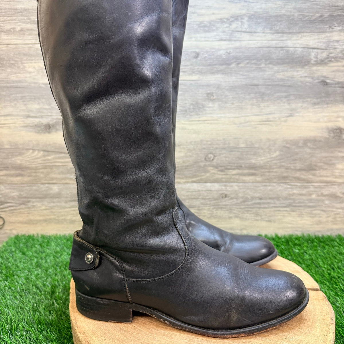 Frye Women - Size 9B - Melissa Button Tall Riding Boots 3471442