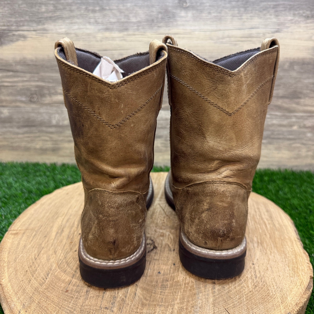 Smoky Mountain Youth - Size 1R - Tan Cowboy Boots Style 3918C