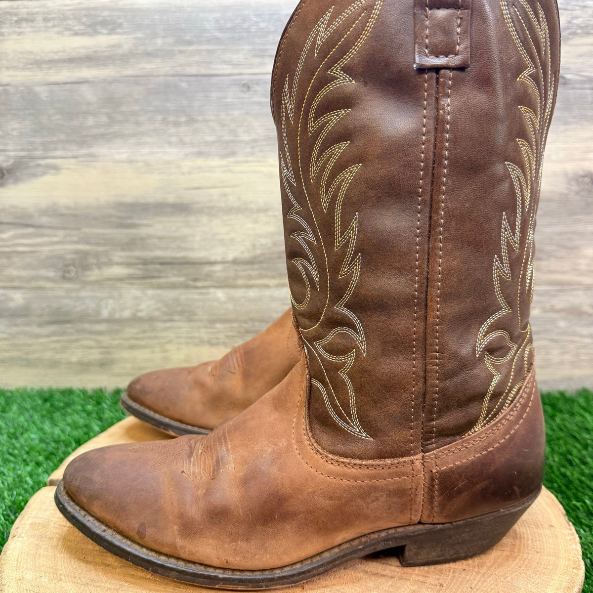Laredo Women - Size 9.5M - Brown Western Cowboy Boots 5742