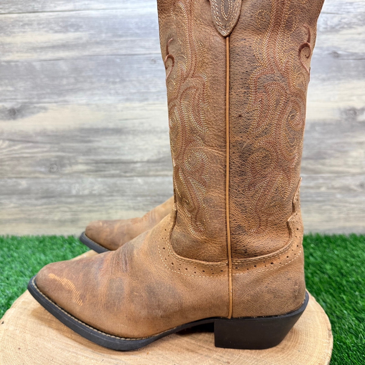 Justin Women - Size 8B - Brown McKayla Western Cowboy Boots L2561