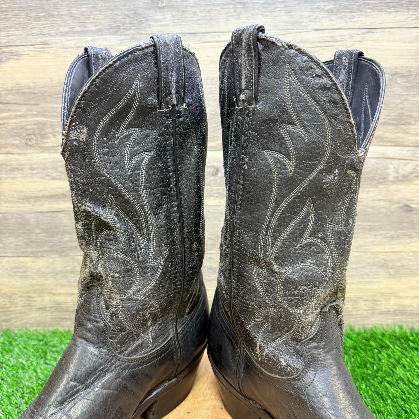 Laredo Men - Size 9D - Black Cowboy Boots 10406