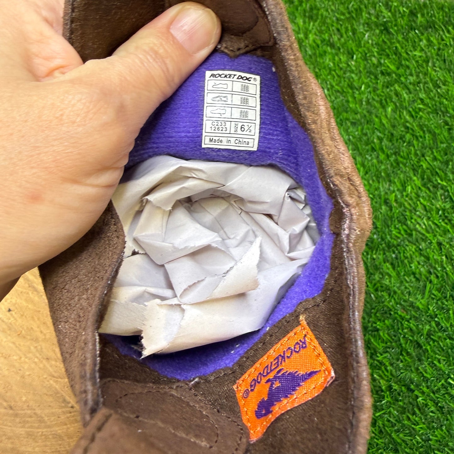 Rocket Dog Women - Size 6 - Brown Slouch Faux Leather Boots Style 12623