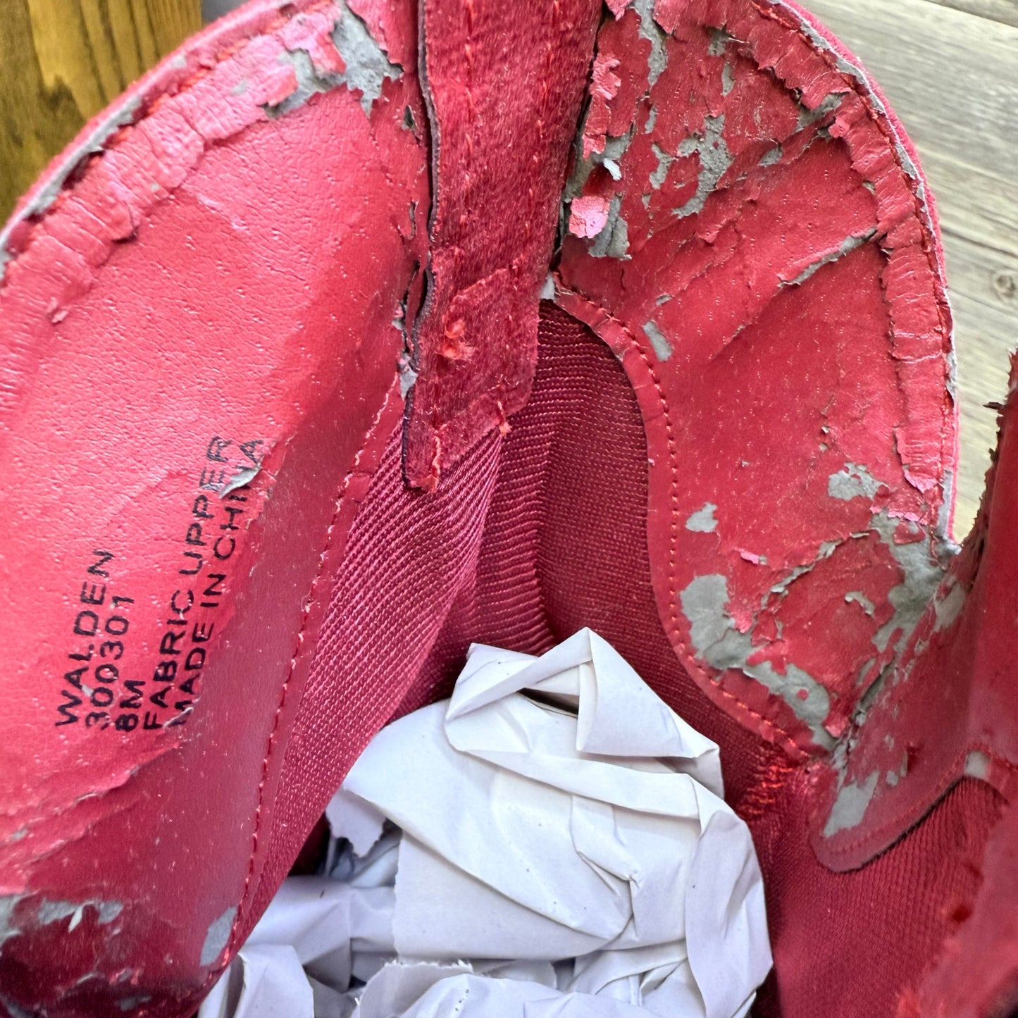 Rampage Women - Size 8M - Red Faux Soft Cowboy Boots Walden