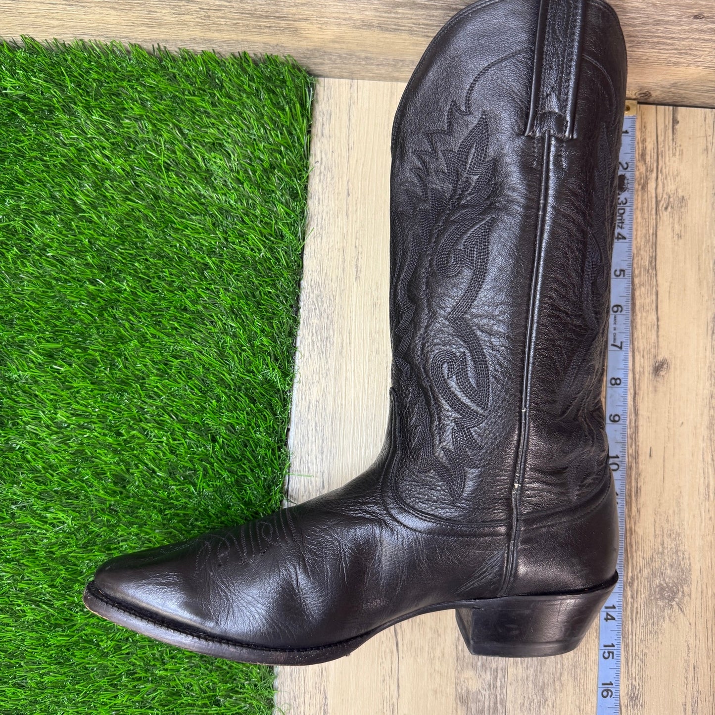 Nocona Men - Size 11.5D - Black Imperial Western Cowboy Boots Style NB2005