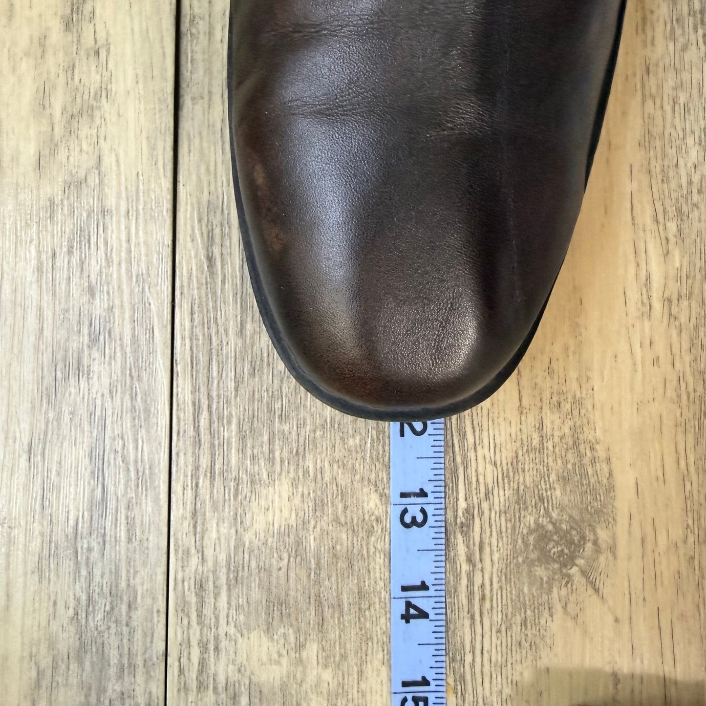 Chaps Men - Size 9M - Brown Ankle Zipper Harness Boots 96-22709