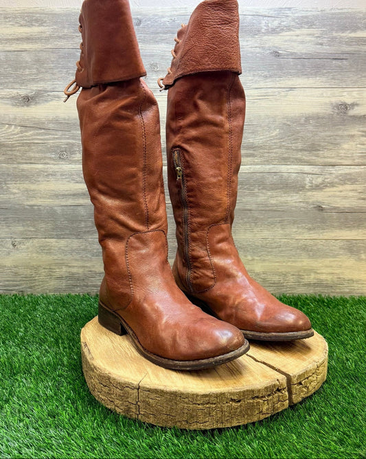 Vince Camuto Women - Size 10 - Brown Riding Zipper Boots