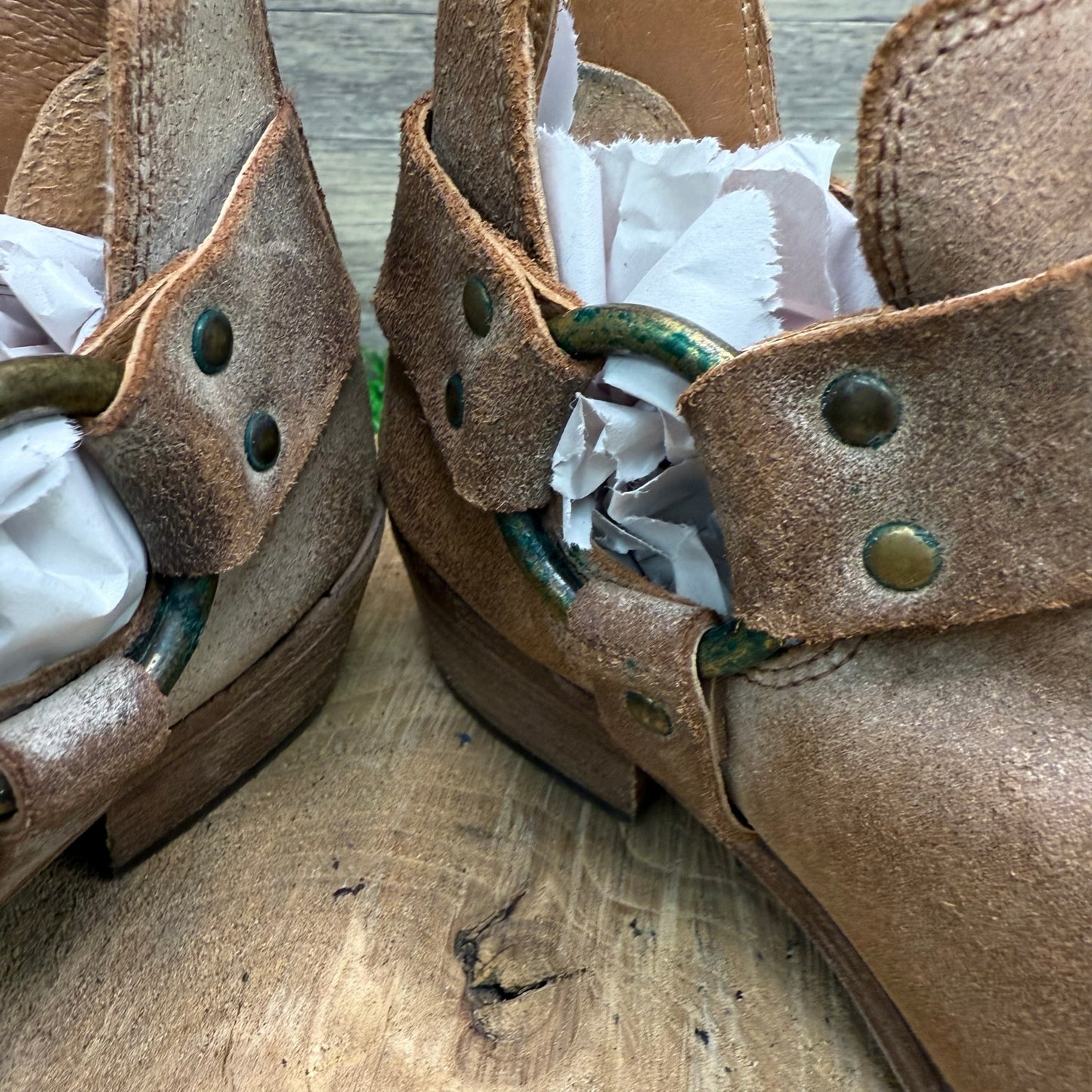 Frye Women - Size 6.5M - Tan Suede Ankle Boots Style 3470395