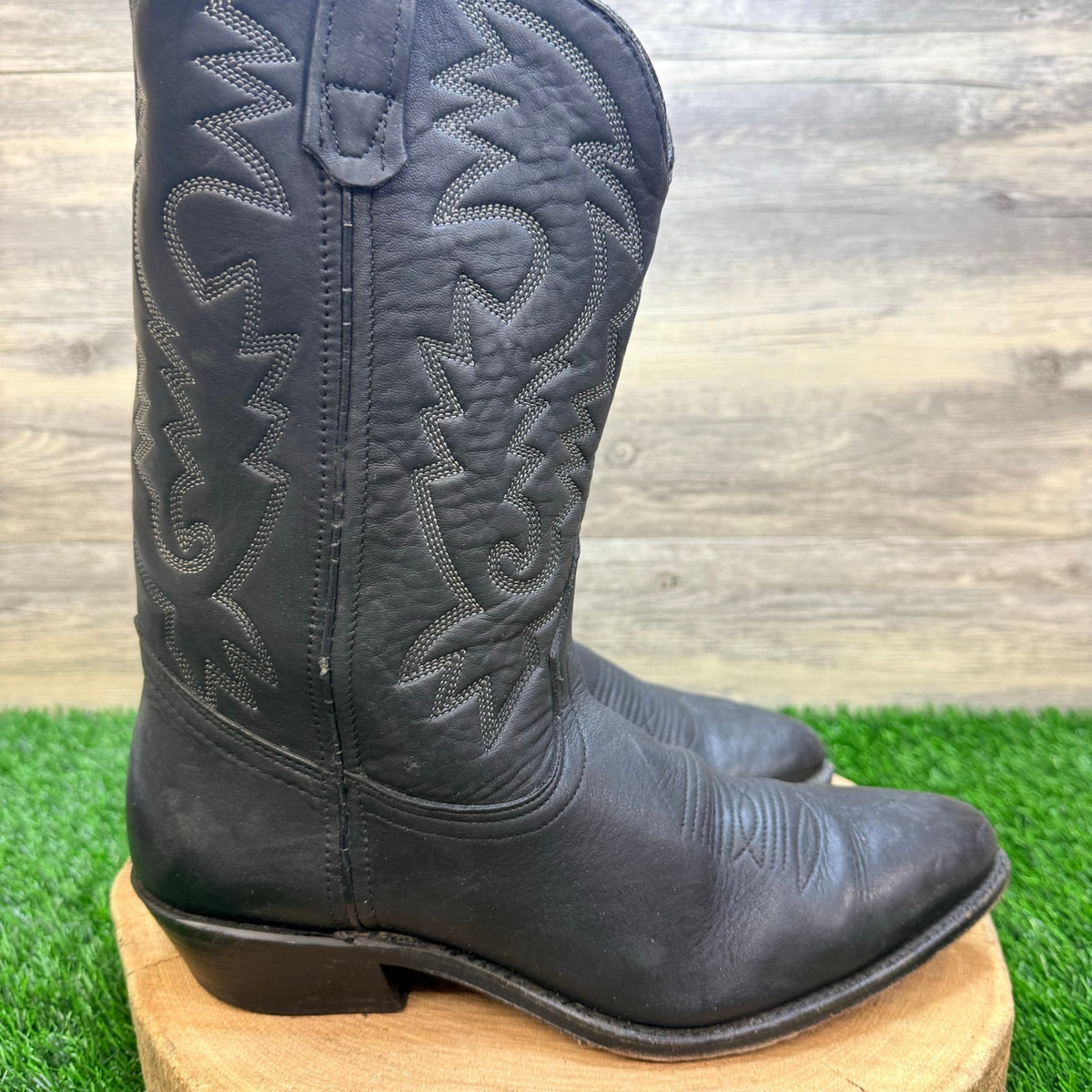 Unknown Men - Size 10D - Soft Black Western Cowboy Boots 76144