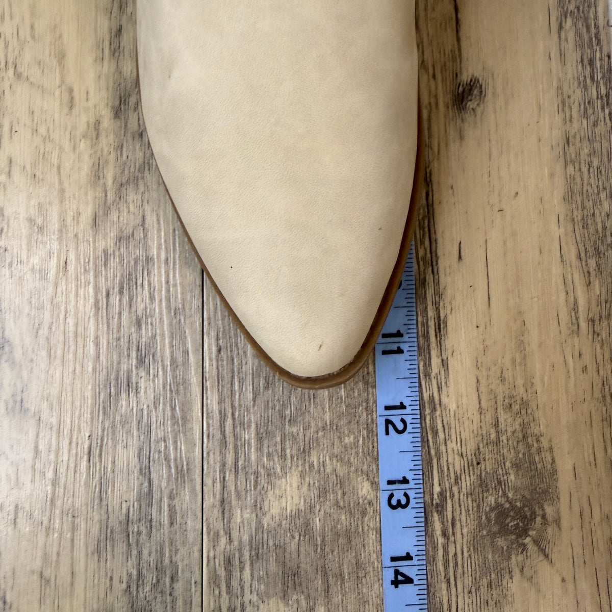 Arizona Jean Co. Women - Size 10M - Cream Faux Leather Ankle Boots Style Meyer