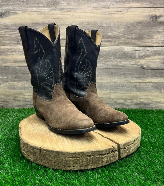 Masterson Youth - Size 6D - Two Tone Brown Suede Boots RB2003Y