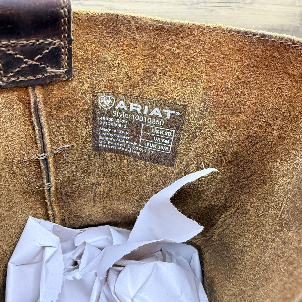 Ariat Women - Size 8.5B - Brown Harness Western Cowboy Boots 10010260