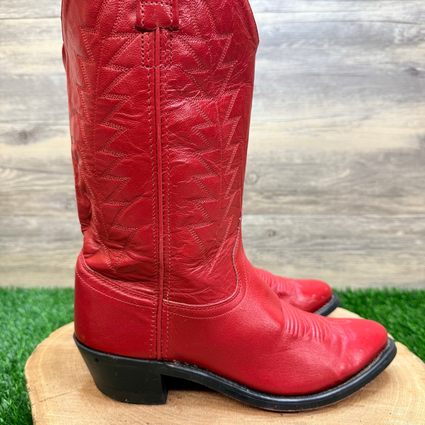 Old West Women - Size 6 - Red Western Cowboy Boots SCL7016