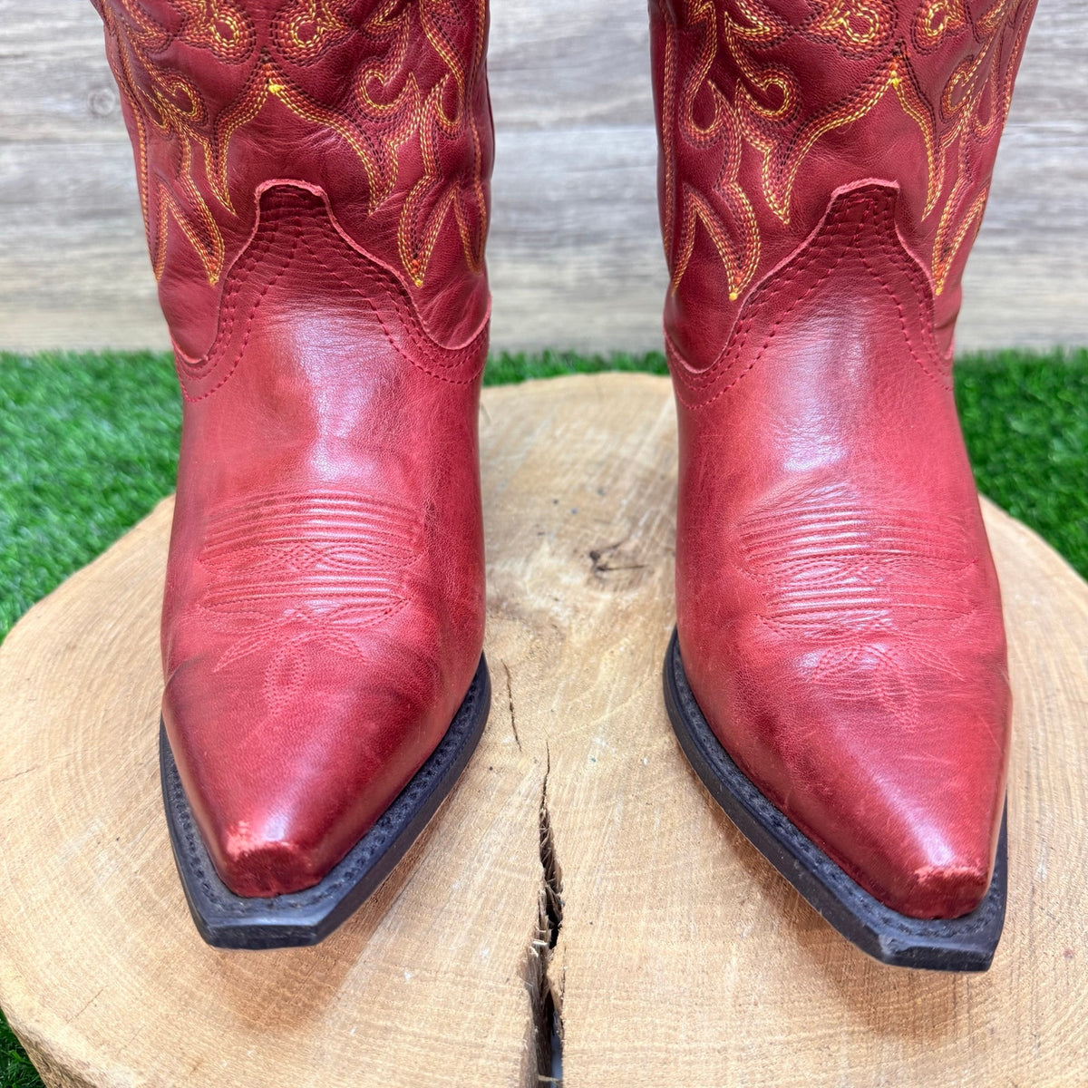 Laredo Men - Size 8M - Red Madison Western Cowboy Boots 51055