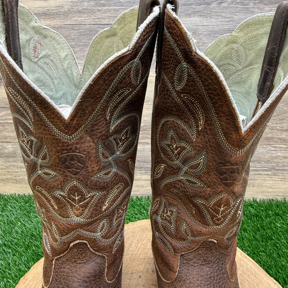 Ariat Women - Size 6B - Brown Heritage Cowboy Boots Style 10001017