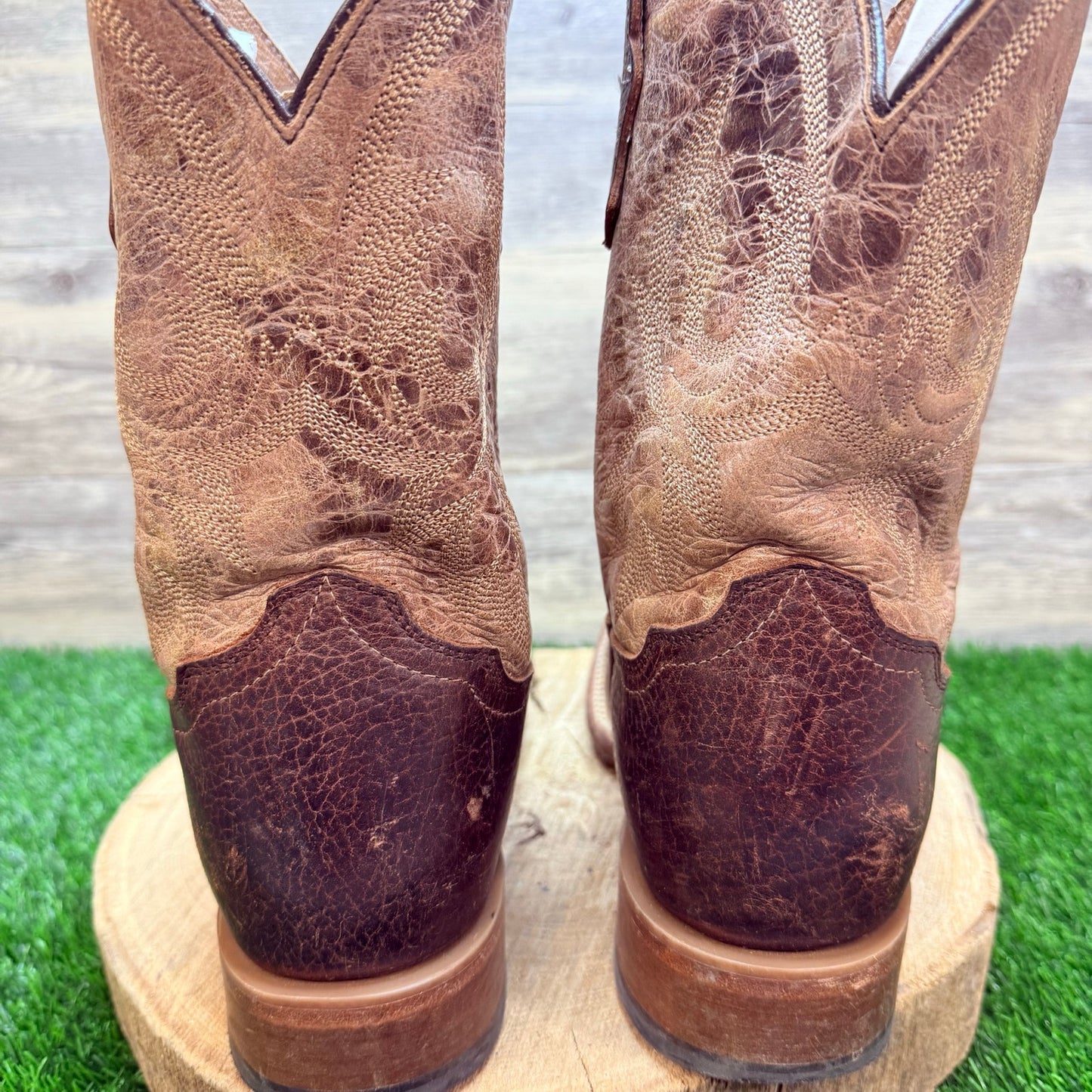 Cody James Men - Size 12D - Brown Square Western Cowboy Boors BCJFA22L7
