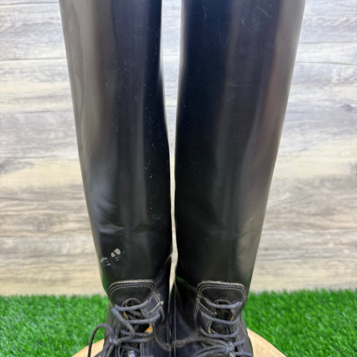 Tuff Rider Women - Size 7 - Black Leather Tall Riding Boots Style 30085