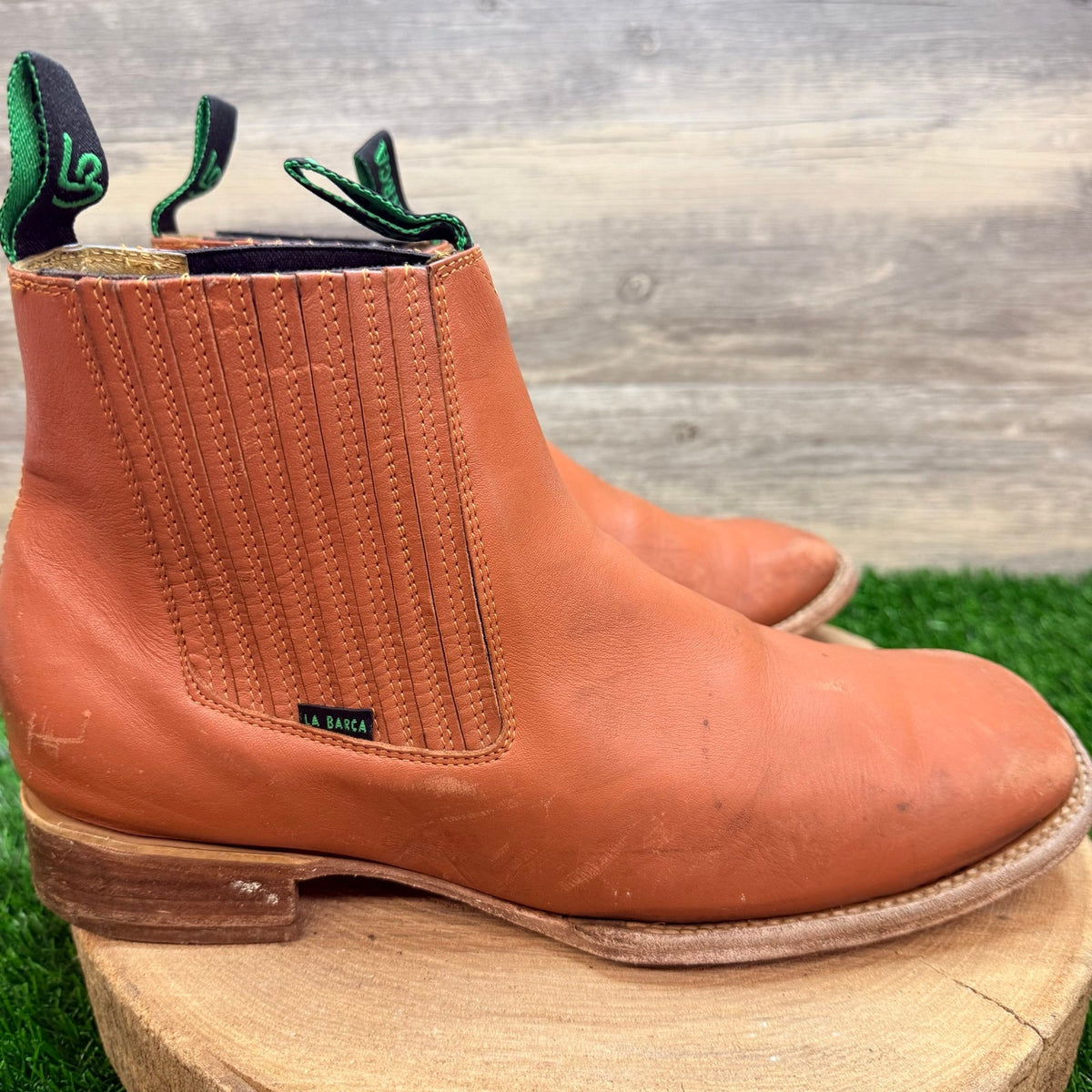La Barca Men - Size 10 - Amber Square Ankle Boots