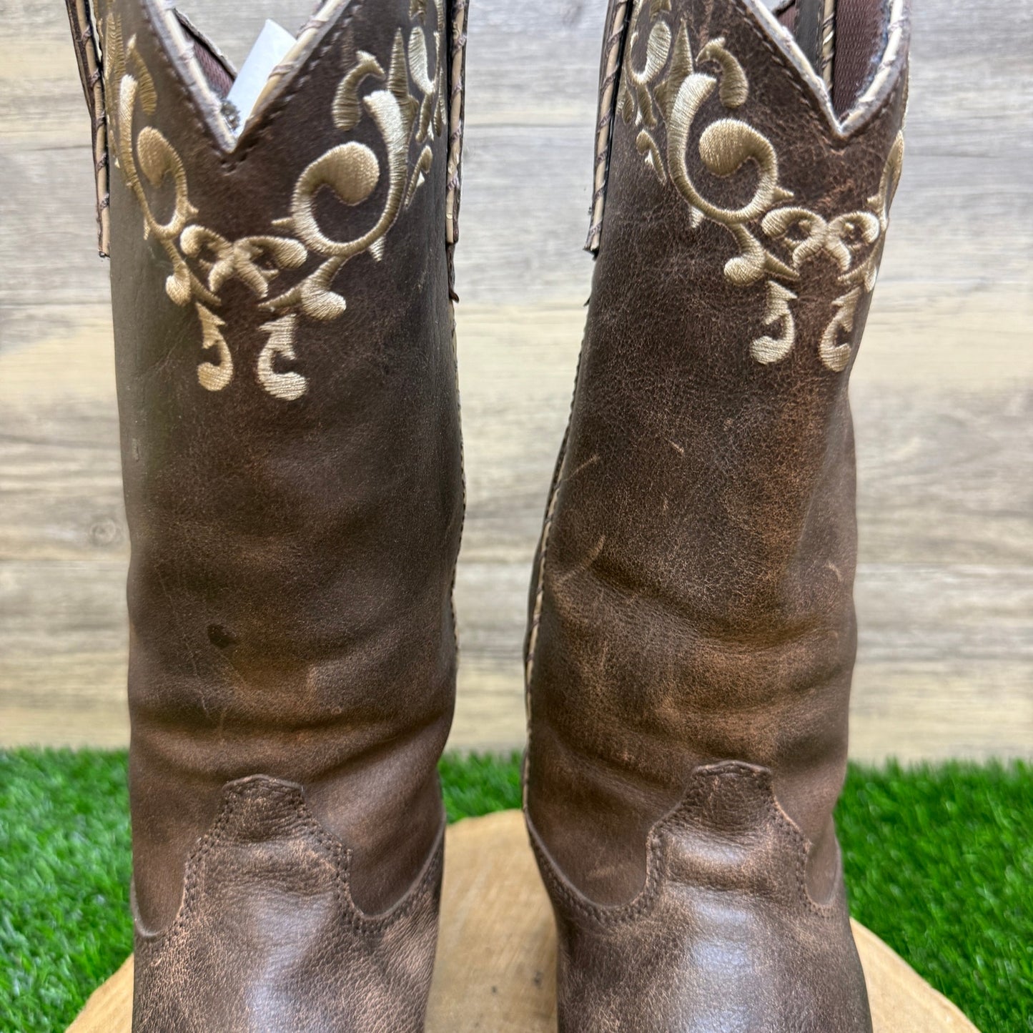 Durango Women - Size 10M - Brown Crush Western Cowboy Boots Style RD3203