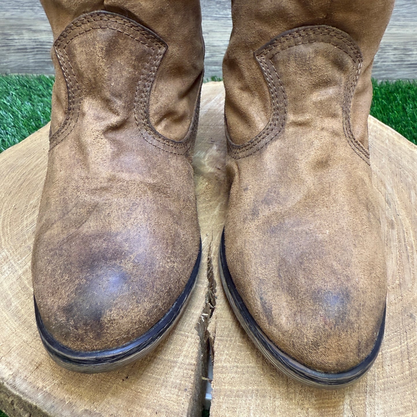 Rocket Dog Women - Size 7 - Brown Soft Faux Leather Boots Style C193