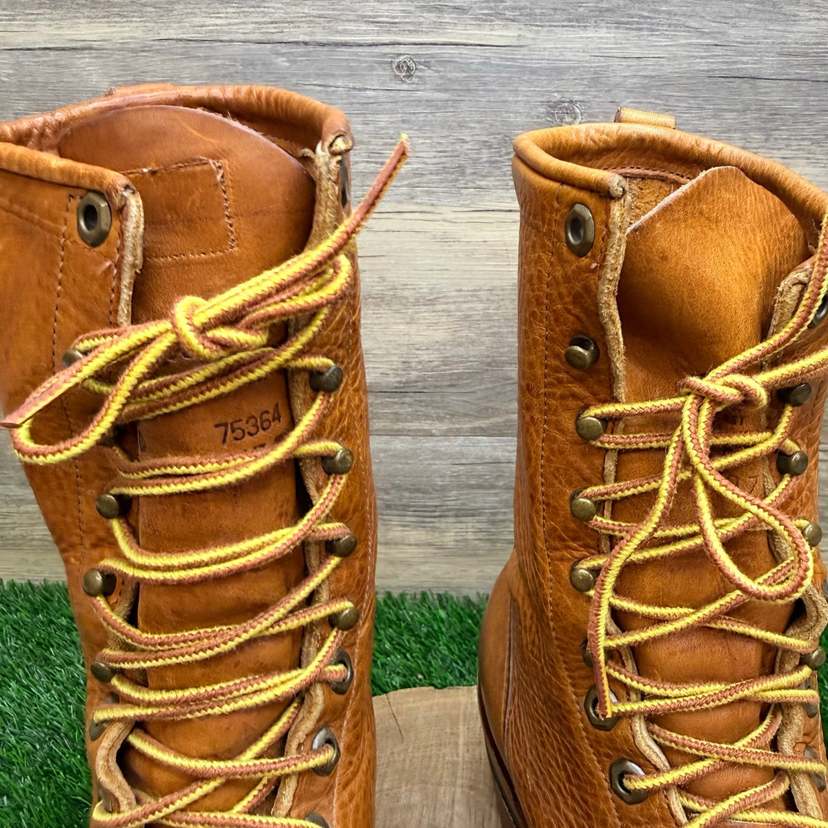 Chippewa Men - Size 9D - Vintage Cognac 1997 Packer Lace Up Boots 75364