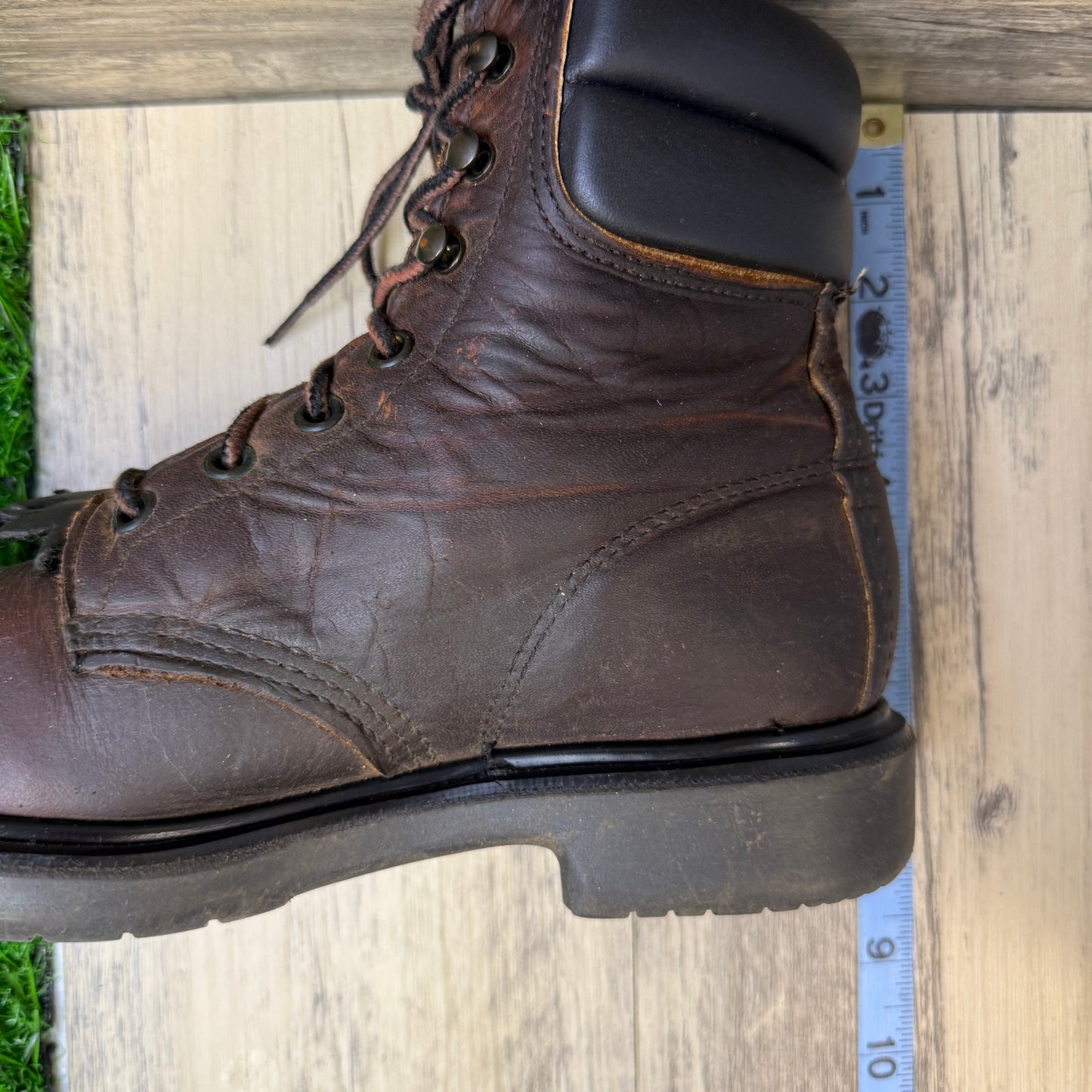 Red Wing Women - Size 6 - Brown Steel Toe Lace Up Boots Style PT99