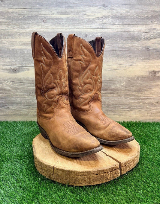 Masterson Men - Size 11EW - Brown Western Cowboys Boots RB876