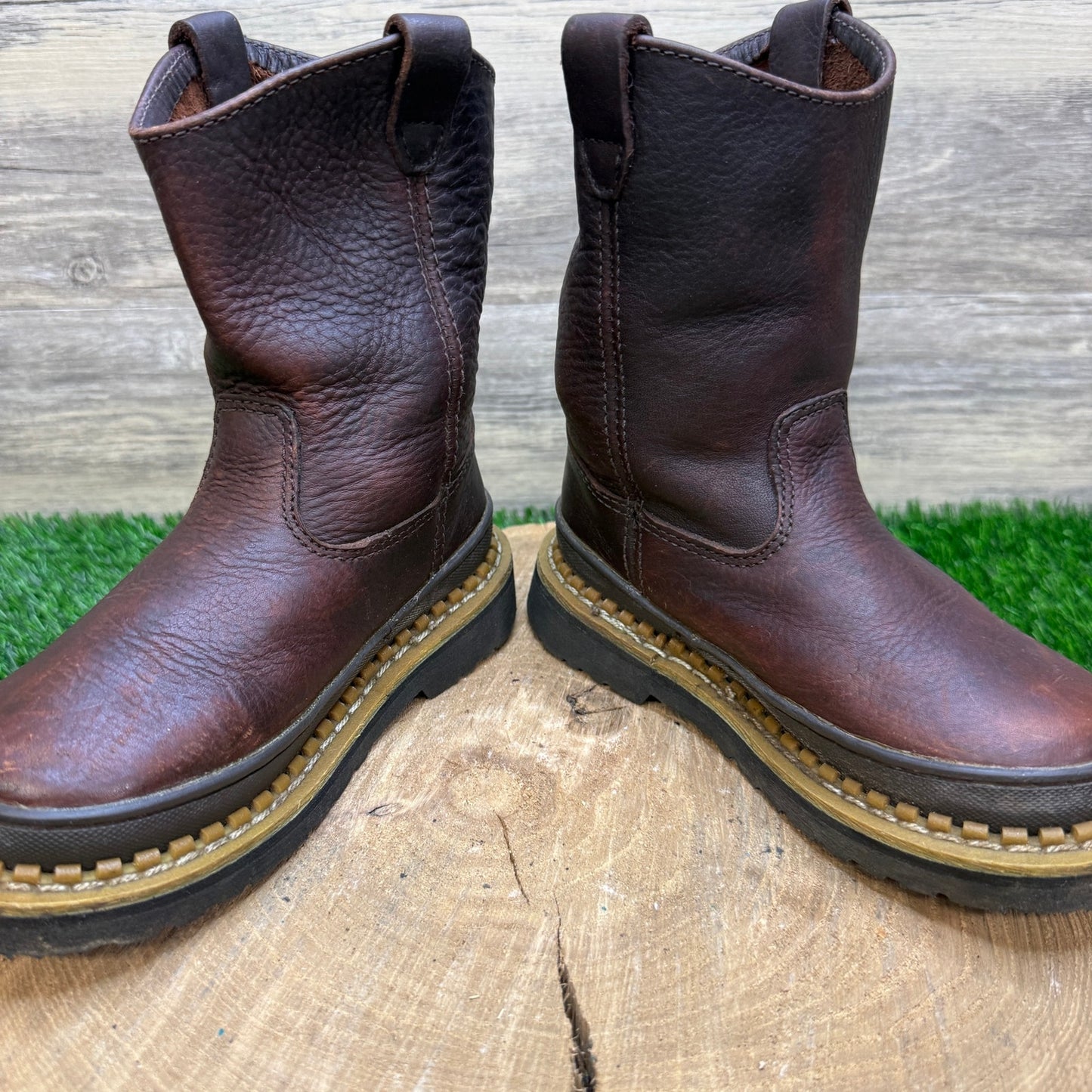 Georgia Giant Youth - Size 13 - Dark Brown Boots
