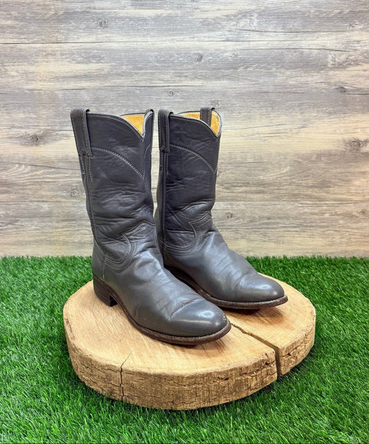 Justin Women - Size 6.5B - Gray Roper Cowboy Boots L3056