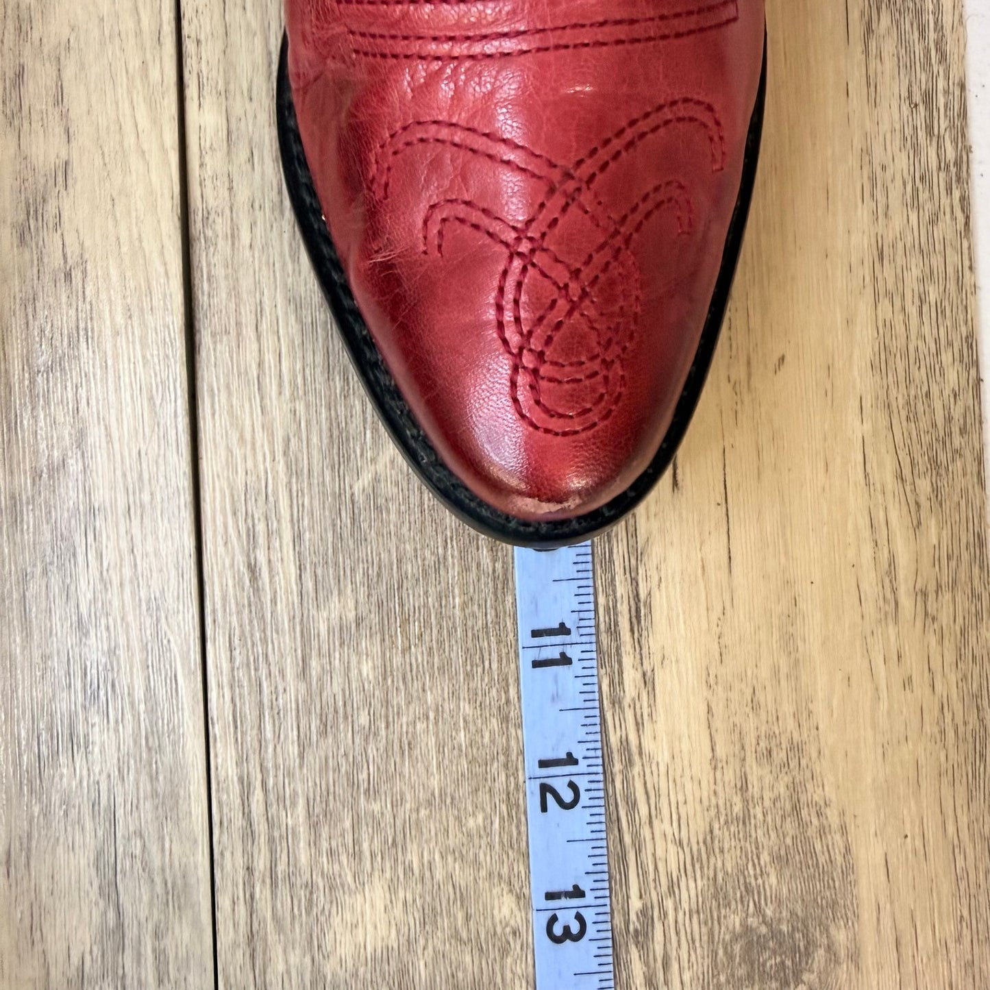 Franco Sarto Women - Size 6.5M -  Red Ankle Boots 0601