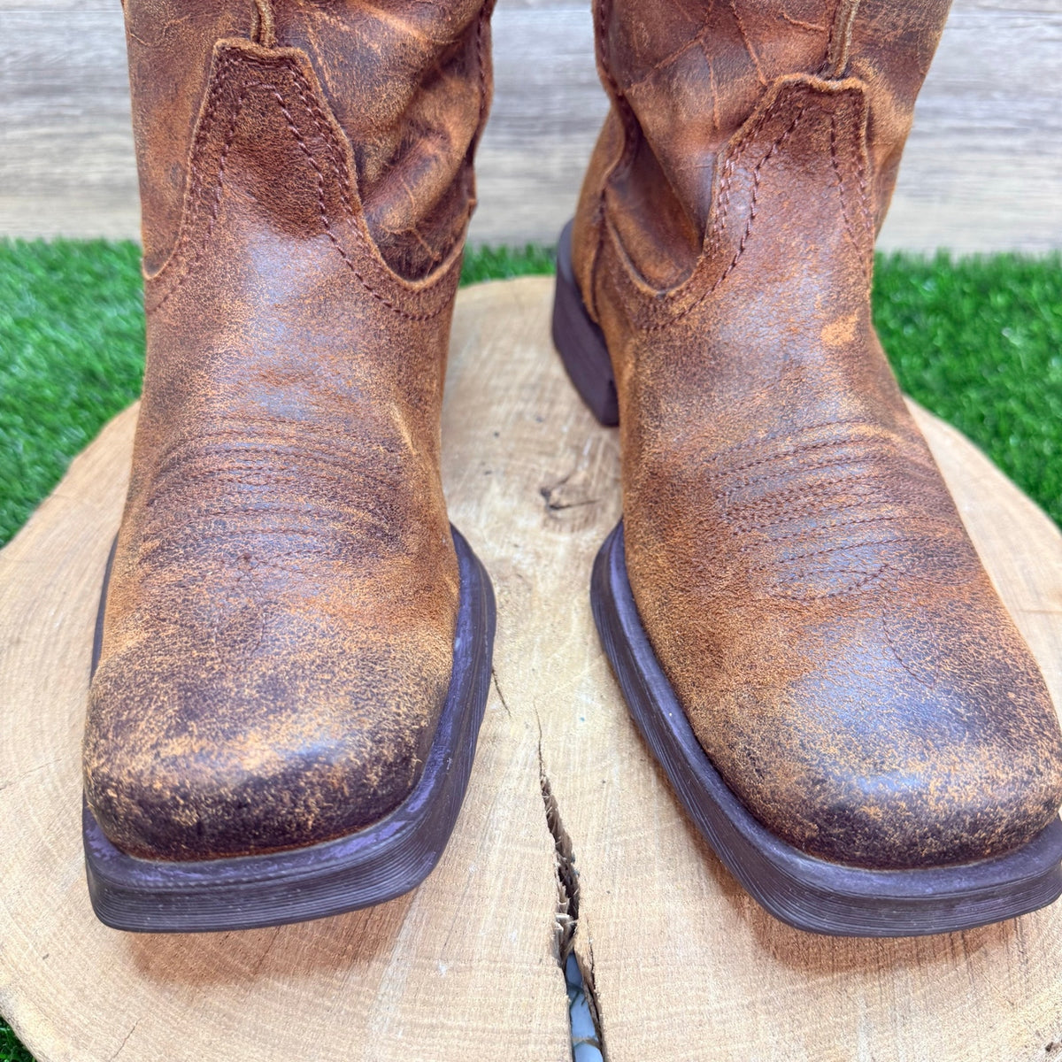 Ariat Men - Size 8D - Brown Urban Ramblers Square Toe Cowboy Boors 10006715