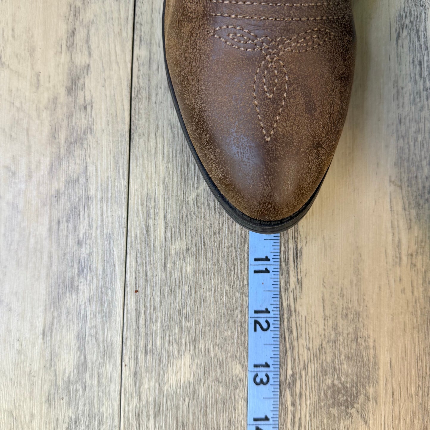 Wonder Nation Youth - Size 6 - Brown Faux Cowboy Boots 28DP059