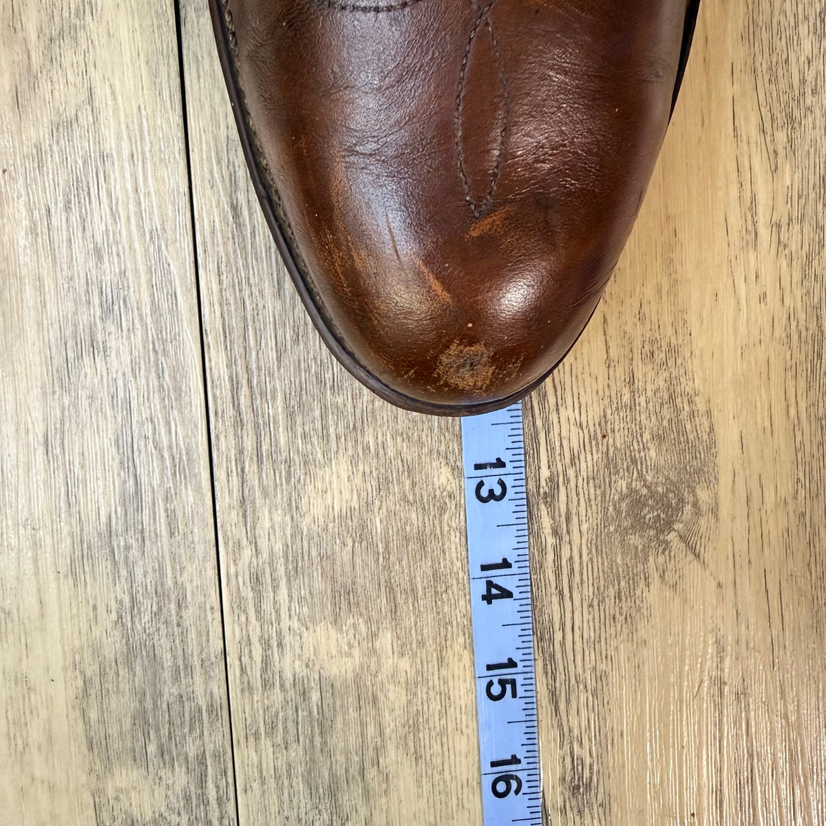 Iron Age Men - Size 10 - Vintage Brown Steel Toe Cowboy Boots K7395320