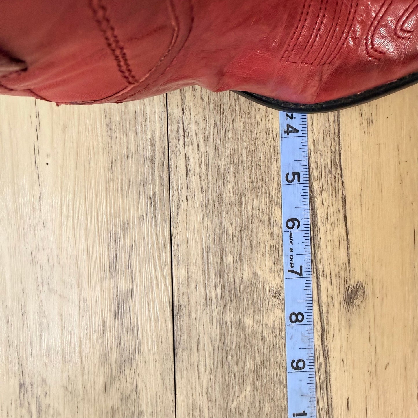 Franco Sarto Women - Size 6.5M -  Red Ankle Boots 0601