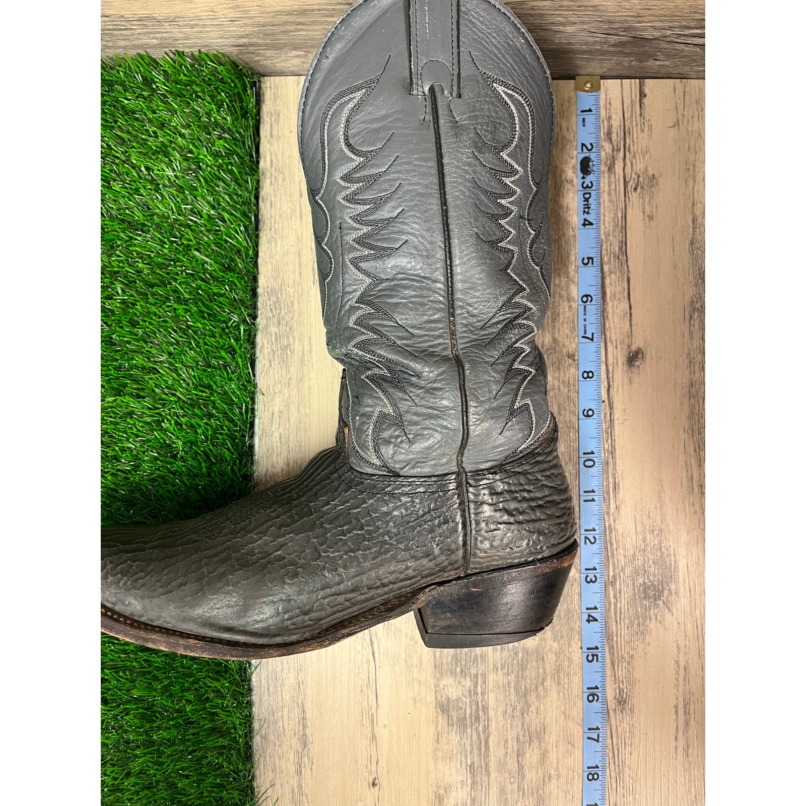 Store Abilene men grey Cowboy Boots