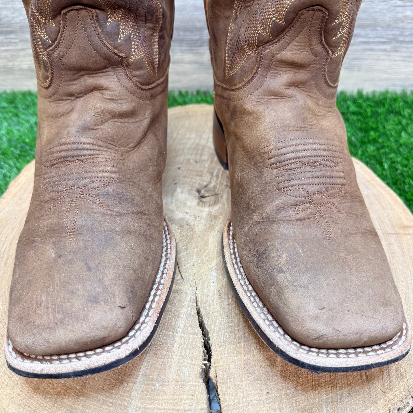 Dan Post Women - Size 10M - Brown Square Toe Western Cowboy Boots DP4572