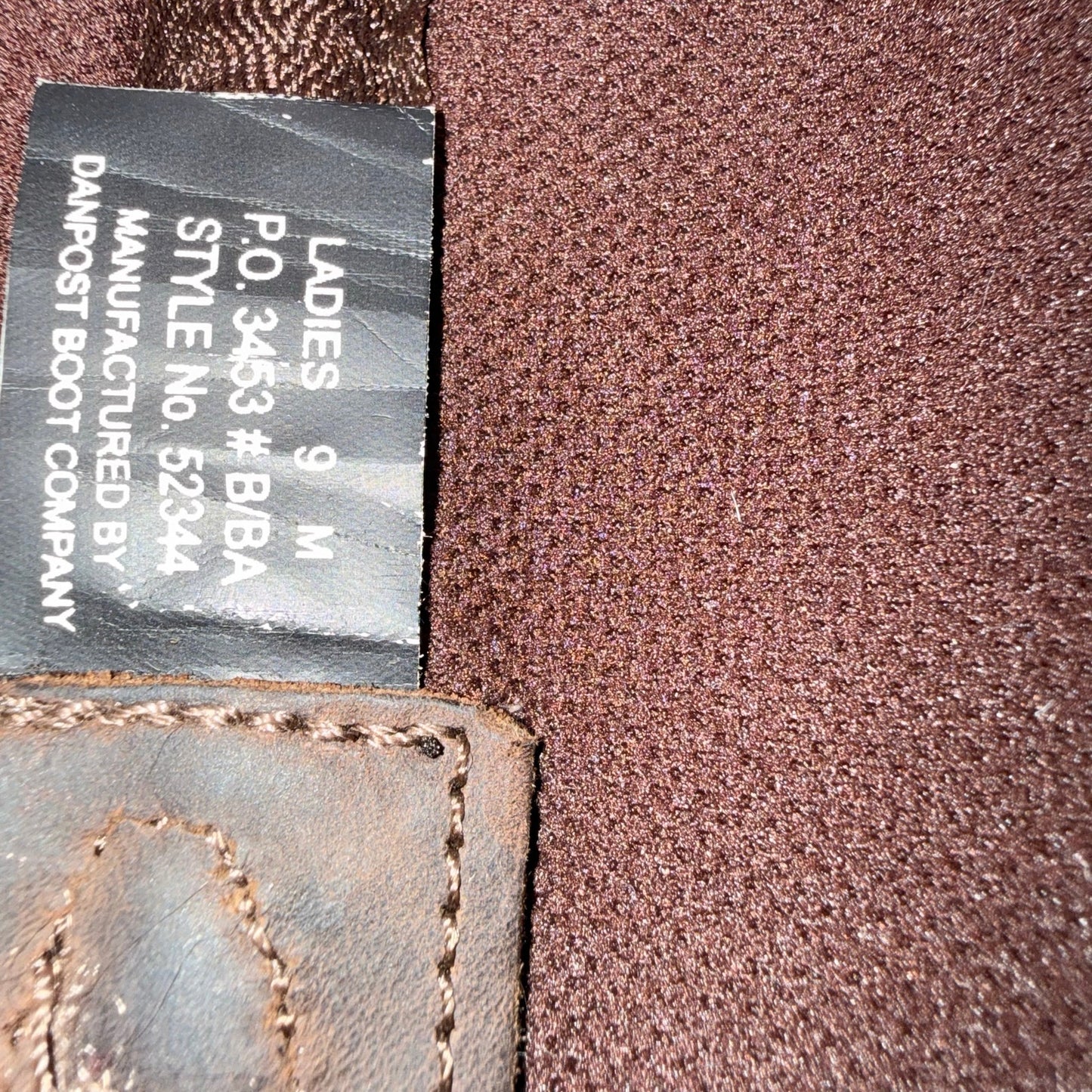 Dan Post Women - Size 9M - Chocolate Snip Toe Cowboy Boots Laredo 52344